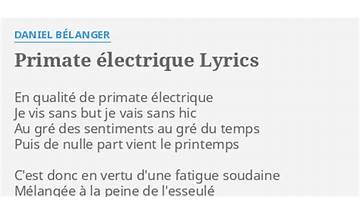 Électrique fr Lyrics [Opaline]