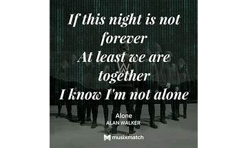 ​​alone en Lyrics [​​tuv]