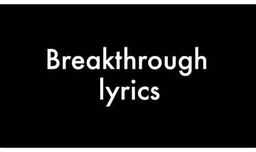 ​breakthrough en Lyrics [​ghoulshorizon]
