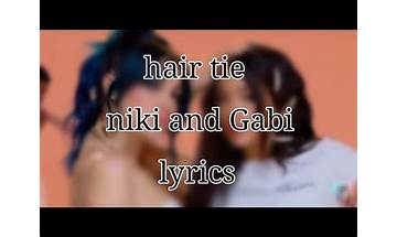 ​hair tie en Lyrics [Niki & Gabi]