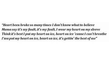 ​heart on ice en Lyrics [Dylan Noir]