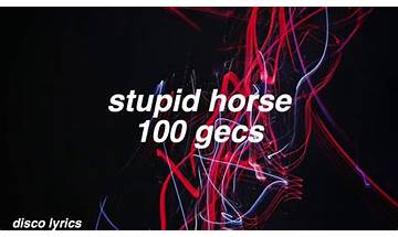 ​stupid horse en Lyrics [100 gecs]