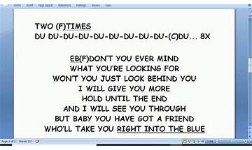 2 Times en Lyrics [Furby]