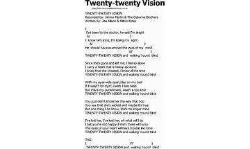 40/Twenty Vision en Lyrics [Crescenda- Andrea Pearson-Haas, Raucous-5O, RaucousBaby]