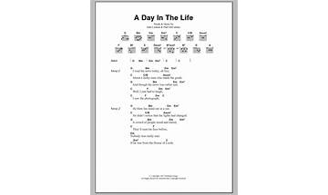 A Day in the Life en Lyrics [Mae]