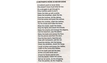 A Mommy\'s Work Is Never Done en Lyrics [Buddy Castle]