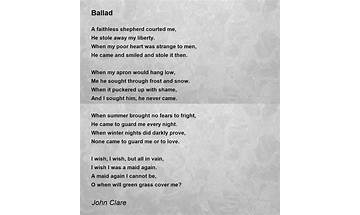 A Poet\'s Ballad en Lyrics [Rax]