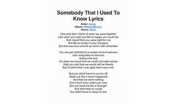 A thousand things to say en Lyrics [Ways]