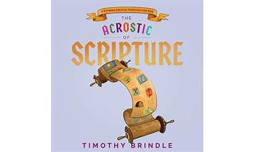Acrostic of Scripture - T to Z en Lyrics [Timothy Brindle]