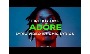 Adore en Lyrics [Fireboy DML]