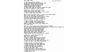 All Night nl Lyrics [Harry Femer]