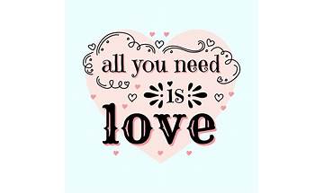 All you need is love ... well, its a good start.