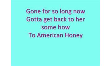 American Honey Blonde en Lyrics [Woodlock]