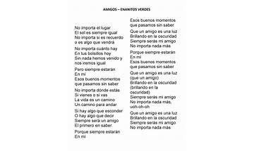 Amigos es Lyrics [Villanosam]