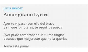 Amor Gitano es Lyrics [MDE Click]