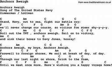 Anchors Aweigh en Lyrics [Michael Penn]