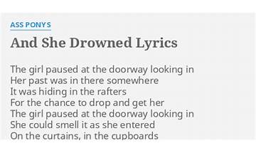 And She Drowned en Lyrics [Ass Ponys]