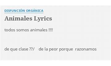 Animal* es Lyrics [Don Omar]