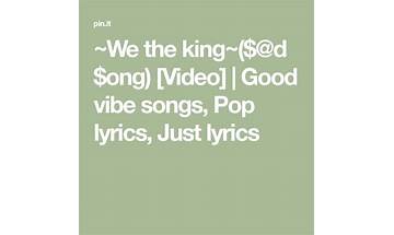 Anna Maria en Lyrics [We the Kings]