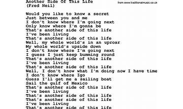 Another Side of This Life en Lyrics [Gram Parsons]
