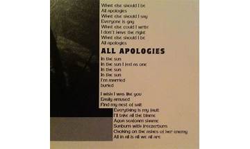 Apologies en Lyrics [Lil Steazy]