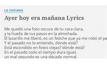 Aquí, Allá, Hoy o Mañana es Lyrics [León Gieco]