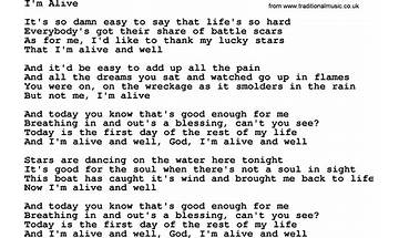 As Long as I\'m Alive en Lyrics [Emily Warren]