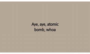 Atomic Bomb en Lyrics [Mehki Raine]