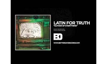 Author of Everything en Lyrics [Latin For Truth]