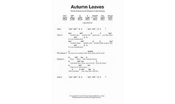 Autumn Leaves en Lyrics [Richard Clayderman]