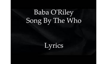Baba O\'riley en Lyrics [Dropkick Murphys]