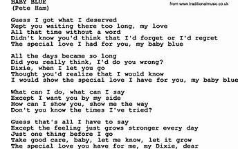 Baby Blue en Lyrics [Harlequin Gold]