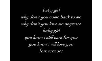 Baby girl en Lyrics [Young Cray SA]