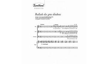 Ballade des gros dindons fr Lyrics [Emmanuel Chabrier]