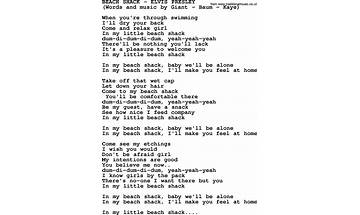 Beach Shack en Lyrics [Elvis Presley]