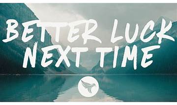 Better luck next time en Lyrics [The Letter Black]