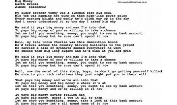 Big Money en Lyrics [Jimmy Wayne Garrett]
