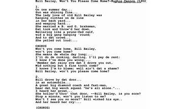 Bill Bill en Lyrics [Blue Dogs]