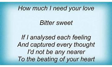 Bitter Sweet en Lyrics [Lisa Stansfield]