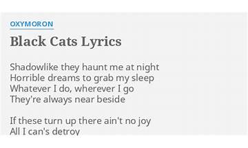 Black Cats en Lyrics [Prince of falls]