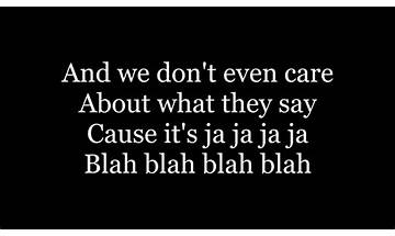 Blah-Blah-Blah en Lyrics [David Fonseca]