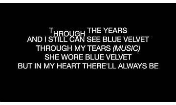 Blue Velvet en Lyrics [Sammy Davis Jr.]