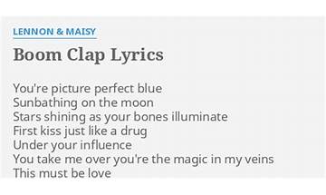 Boom Clap en Lyrics [Lennon & Maisy]