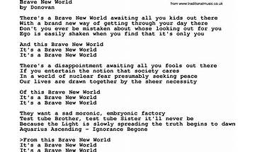 Brave New World en Lyrics [Jack Strify]