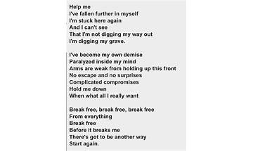 Break Free en Lyrics [Bernardo Falcone]