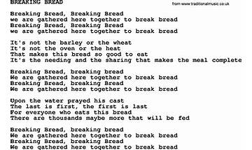 Breaking Bread en Lyrics [Permanent Marker]