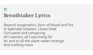 Breathtaker en Lyrics [Oomph!]