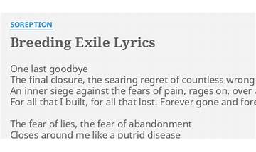 Breeding Exile en Lyrics [Soreption]