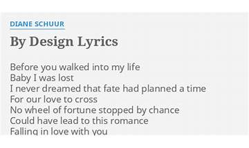 By Design en Lyrics [PlankEye]