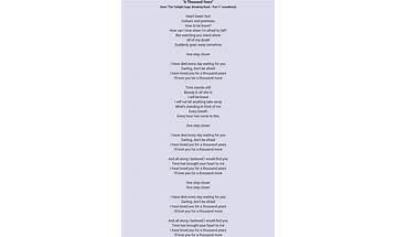 By You en Lyrics [Attention, Perfection!]
